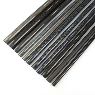4 inç 5 inç 6 inç Karbon Fiber Tube Tail Boom Karbon Kol Parlak Mat Finish For Rc Model