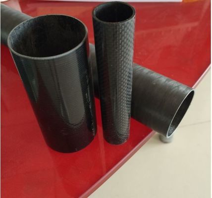 1.5&quot; 1 2&quot; ID/OD Yüksek Sıcaklıklı Karbon Elyaf Tüpleri 1000mm 500mm 330mm Uzunlukta