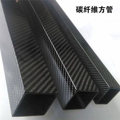 10mm Karbon Fiber Square Tube 20mm Sıcak Baskı Kalıplaması