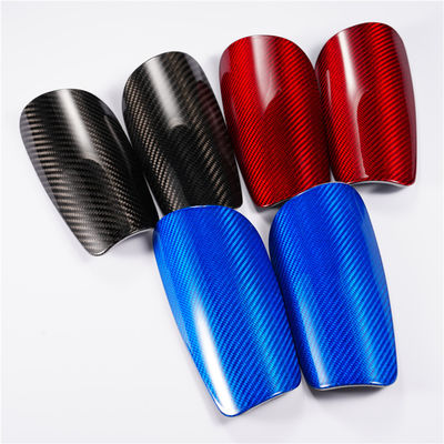 Karbon Fiber Mini Shin Pads Spor Futbol Futbol Pads Shin Guard