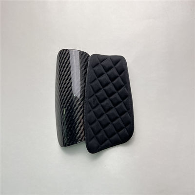 Futbol Şin Koruma Sahibi Karbon Fiber 3K Twill Temel Koruma Şin