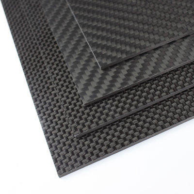 Kalınlığı 10mm 5mm 3mm Karbon Fiber Plate 3k Rc Helikopteri için Twill dokuma Quadcopter Multicopter