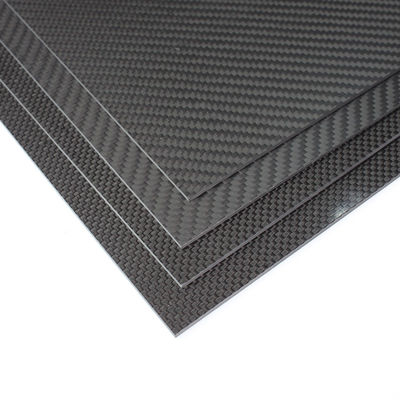 Kalınlığı 10mm 5mm 3mm Karbon Fiber Plate 3k Rc Helikopteri için Twill dokuma Quadcopter Multicopter