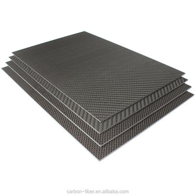 Hafif Ağırlık Karbon Fiber Plate Yaprak Duvar 1mm 2mm 10mm UAV Drone için 48 X 96 4 X8