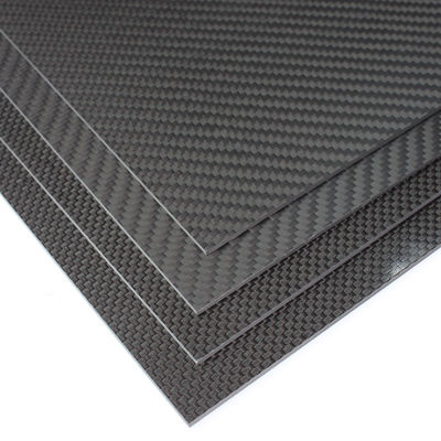 Yarış arabaları için 4 mm karbon fiber plakaları rc 0.5 mm cfrp plaka 200x300mm