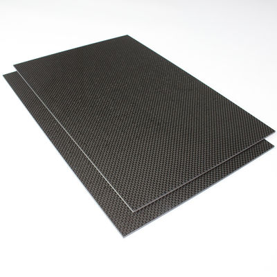 CFRP Yaprak Parlak Siyah Karbon Elyaf Yaprak 3mm 200x300mm