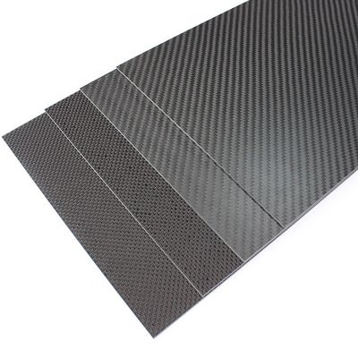 5mm 4mm 3mm 2.0mm Saf Karbon Fiber Yaprakları CNC Kesme