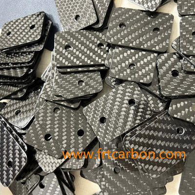 Karbon Fiber İşleme Servisi Kartvizit RC Araç Shin Kartı için CNC Kesme Çerçeveleri Parçası