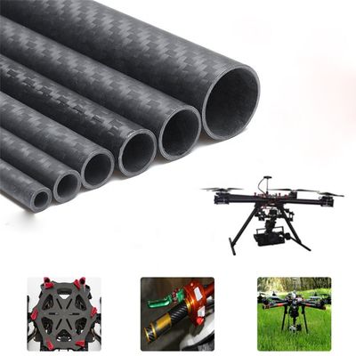 8mm 10mm Karbon Fiber Square Pipe Karbon Fiber Dörtgen Tüp Toptan Satış