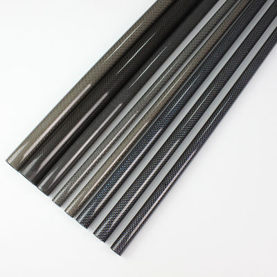 2&quot; 3&quot; 2mm Karbon Fiber Tube Karbon Fiber Pole Vault Pole Büyük çap 18x16x1000mm