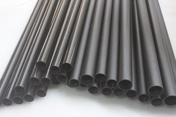 Karbon Fiber Teleskopik Tüp Yüksek Güçlü Karbon Fiber Tubing Pole Pipe Frt