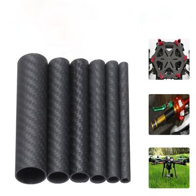 3 4&quot; 3 8&quot; 3k Karbon Fiber Tube 10mm 12mm 15mm 18mm 22mm 30mm 40mm 50mm