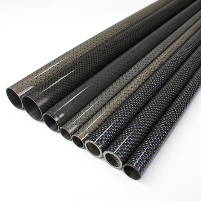 4 inç 5 inç 6 inç Karbon Fiber Tube Tail Boom Karbon Kol Parlak Mat Finish For Rc Model