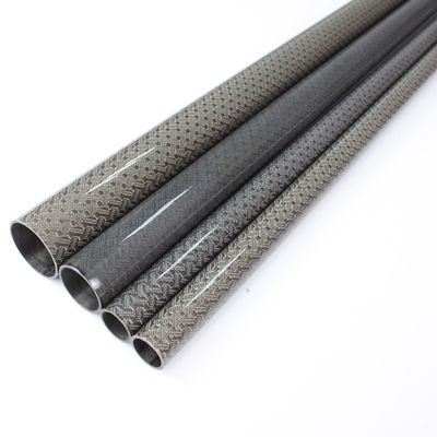 4 inç 5 inç 6 inç Karbon Fiber Tube Tail Boom Karbon Kol Parlak Mat Finish For Rc Model