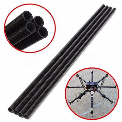 1 inç 1 inç 2 inç Karbon Fiber Square Tube Yüksek Modulus 3k 50mm