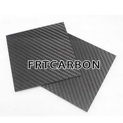 RC Quadcopter Motorları için 200*300mm Parlak Twill 3K Karbon Fiber Güçlendirilmiş Kompozit Yaprak