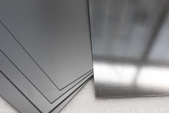 400 mm X 500 mm Büyük üretim 3K Plain Glossy Carbon Fiber Panel