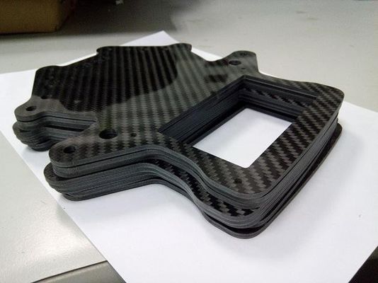 Karbon Fiber Görünüşü Karışık Cam Lifi Plak Panel Yaprak 1mm