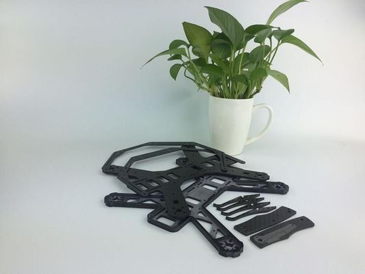 Karbon Fiber Cnc Servisi Karbon Fiber Plate CNC İşleme Parçaları Copter Frame/FPV için