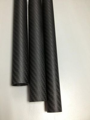 Düşük Ağırlıklı Küçük OD Yuvarlak Karbon Elyaf Tüpleri 6mm 7mm 8mm 10mm 12mm 13mm