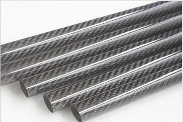 Korozyona dayanıklı karbon lif yuvarlak boru kutupları 17mm 18mm 19mm 20mm 22mm 25mm