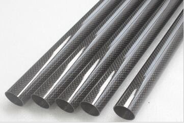 3K düz mat veya parlak karbon lif borusu 26mm 27mm 28mm 29mm 30mm 3 4 inç 3 inç